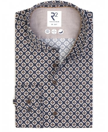 Printed stretch shirt