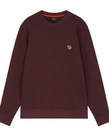 PS Zebra Sweatshirt Burgundy
