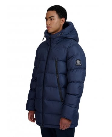 RAVINE NAVY MID PUFFER