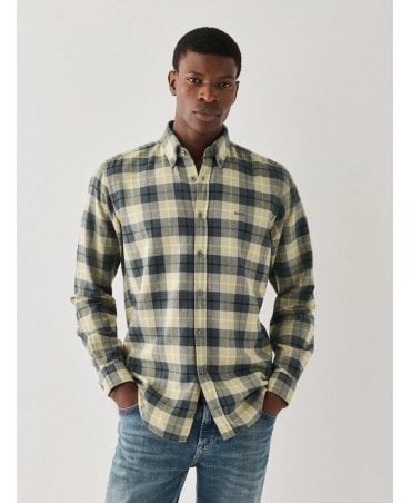 RICKERT_M GREEN CHECK SHIRT