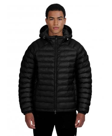 RIPSTOP BLACK MICRO PUFFER