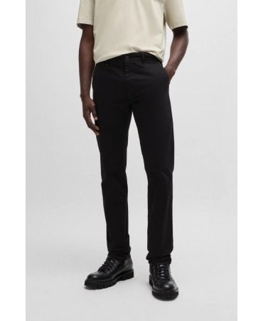 SCHINO_SLIM BLACK CHINO
