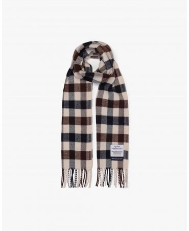 SF001 MACRO CHECK SCARF
