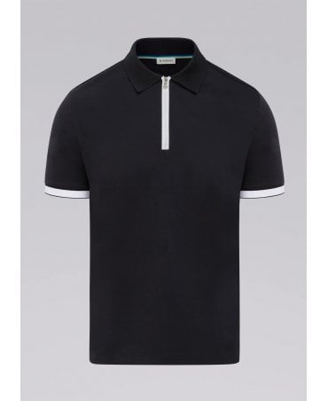 SILICONE ZIP BLACK POLO
