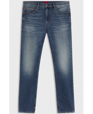 Slim-fit jeans in blue comfort-stretch denim