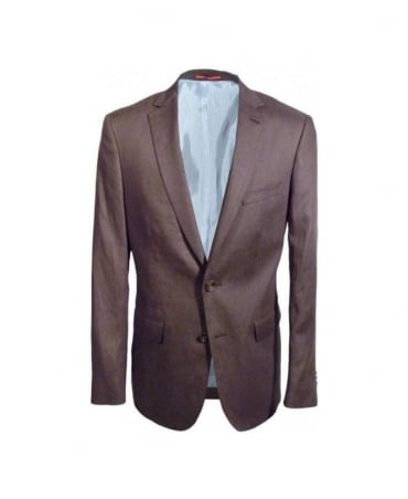 Tent Green Solid Linen Blazer Jacket