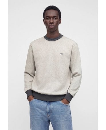 WE_EDGE LIGHT GREY SWEATSHIRT