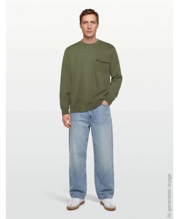 WE_URBAN OLIVE SWEATSHIRT